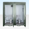 1+1 Double Mains Toilet 8Ft x 5Ft (Bottle Green)
