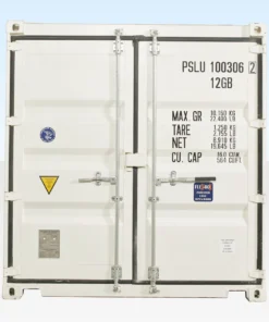 Alternative view of 10Ft X 8Ft Shipping Container (One Trip) – White