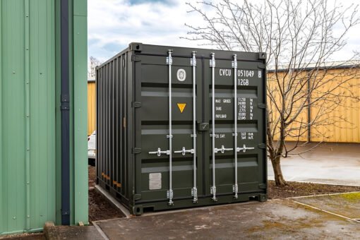 10Ft X 8Ft Shipping Container (One Trip) – Green - Image 5