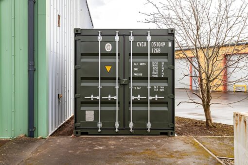 10Ft X 8Ft Shipping Container (One Trip) – Green - Image 7