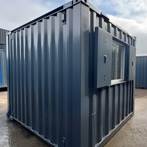 10ft × 8ft Shipping Container Office | Portable Anti-Vandal Building - Image 5