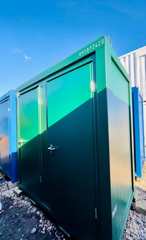 8Ft x 5Ft Double Mains Toilet 1+1 (Green) - Image 5