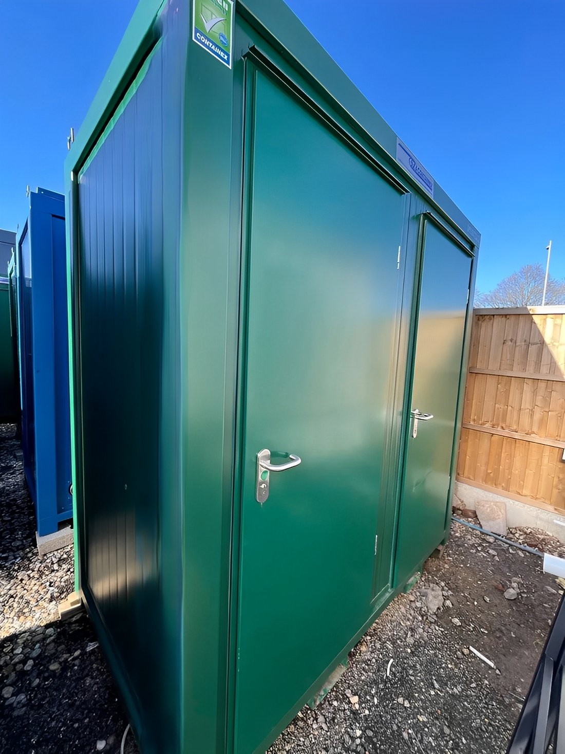 8Ft x 5Ft Double Mains Toilet 1+1 (Green)