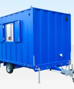 12Ft x 7Ft 6in Steel Mobile Anti-Vandal Office Cabin