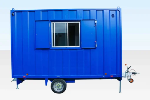 12Ft x 7Ft 6in Steel Mobile Anti-Vandal Office Cabin - Image 2