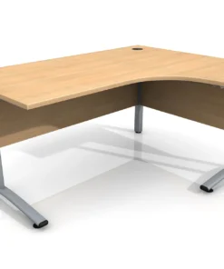 1600m Site Office Right Hand Curved Desk