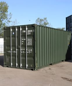 20Ft Shipping Container (One Trip) – Dark Green