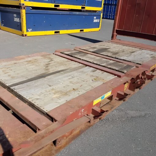 20Ft X 8Ft Used Flat Rack Shipping Containers - Image 3