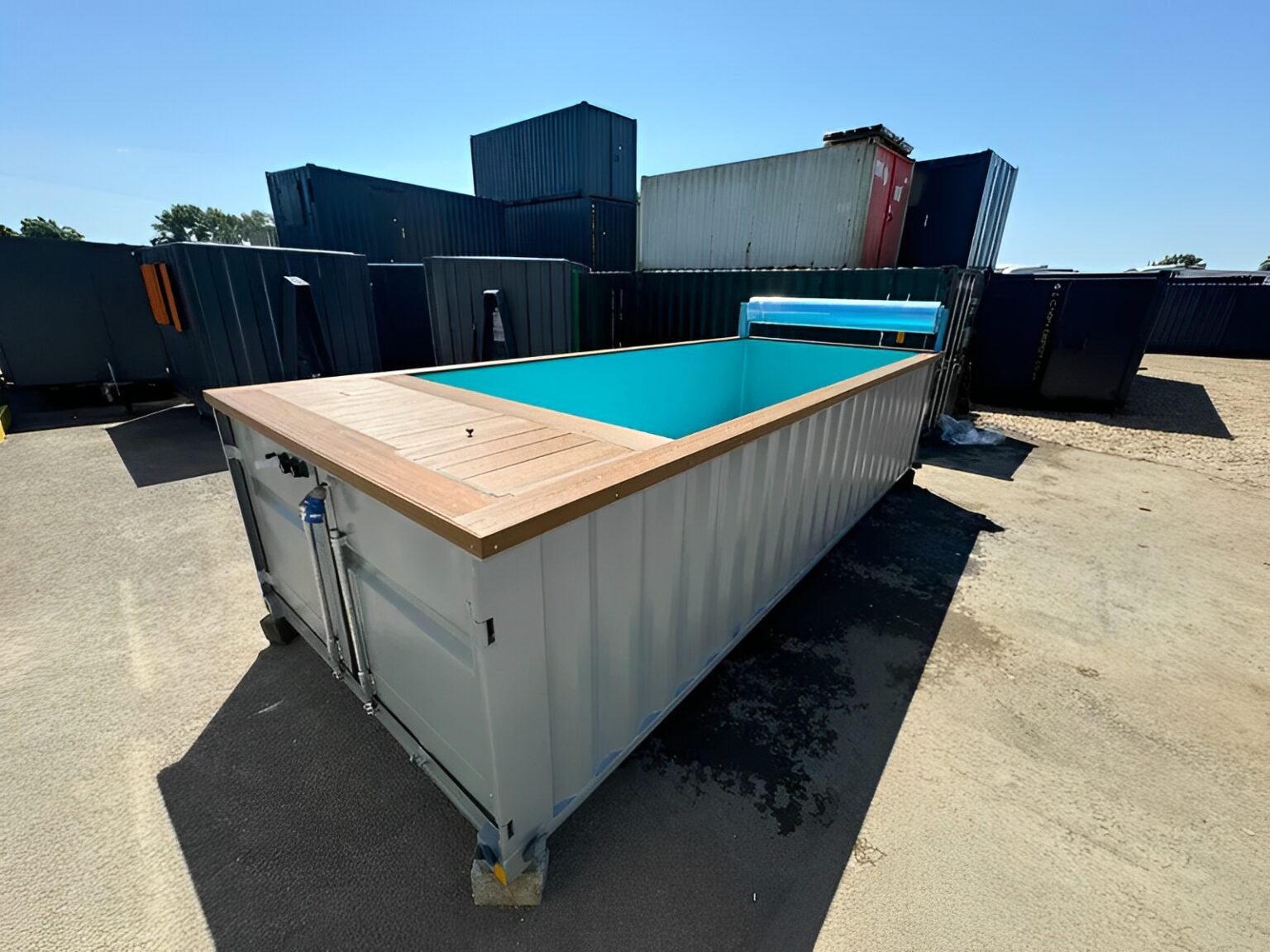 20ft Portable Container Swimming Pool | Caribbean Blue Outdoor Swimming ...