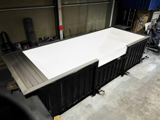 20ft Shipping Container Swimming Pool with Convenient Side Staircase - Image 5