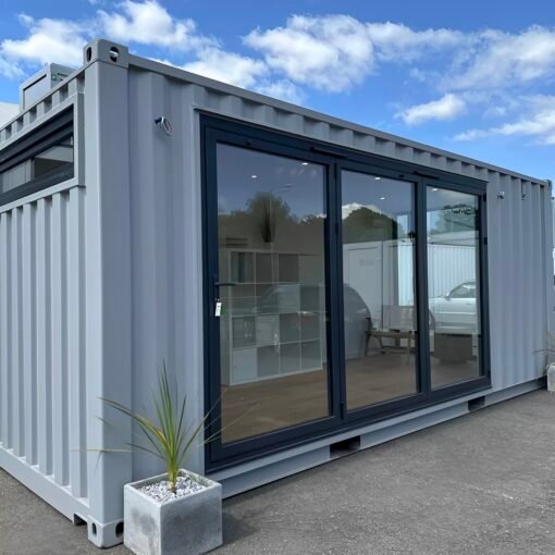 20ft x 8ft Custom Shipping Container Converted Office | Portable Building | Garden Office - Image 2