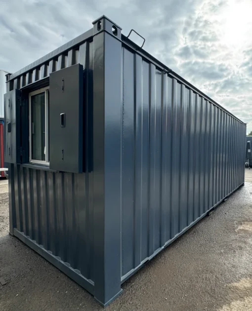 21ft x 8ft Container Office Cabin | Portable Anti-Vandal Building - Image 2