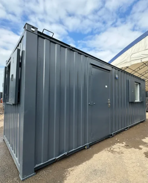 21ft x 8ft Container Office Cabin | Portable Anti-Vandal Building - Image 3