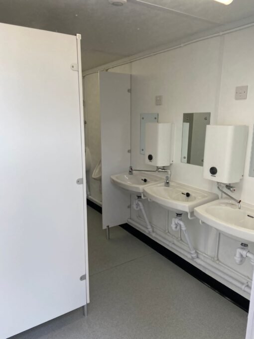 3+1 Steel Toilet Cabin 16Ft x 9Ft - Image 3