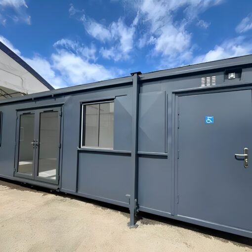 32ft Custom Office Cabin / Canteen | Access Toilet | Portable Building - Image 2