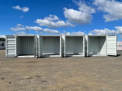 40FT High Cube Storage Shipping Container Conex w/4 Open Side Door 9.5′ Tall - Image 9