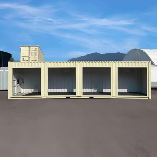 40ft High Cube Shipping Container With 4 Roll-Up Doors - Image 3