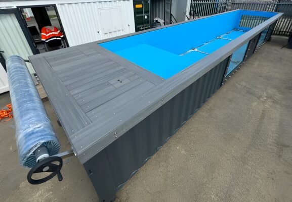 12M / 40ft Portable Container Swimming Pool | Ideal Outdoor Swimming ...