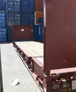 Alternative view of 40Ft X 8Ft Used Flat Rack Shipping Container