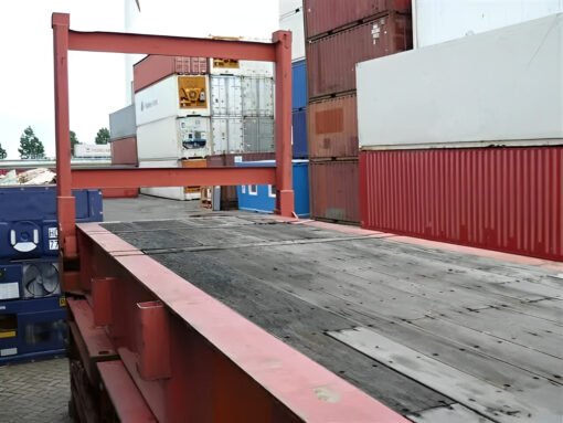40Ft X 8Ft Used Flat Rack Shipping Container - Image 3