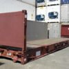 40Ft X 8Ft Used Flat Rack Shipping Container