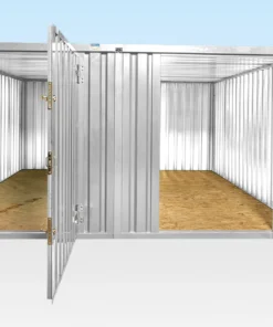 3M X 4.2M Side Linked Flat Pack Container Bundle (Galvanised)