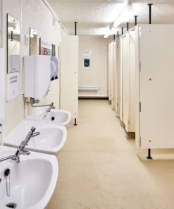 Alternative view of 6+1 Steel Toilet Cabin