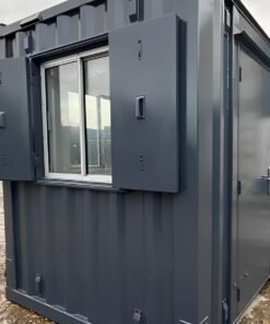 7Ft x 7Ft Shipping Container Office | Portable Building | Anti-Vandal Building