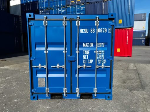 8Ft Shipping Container One Trip Blue - Image 6
