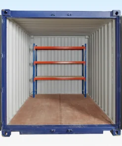 Adjustable, Heavy Duty Three Tier Racking For Rear Of Container
