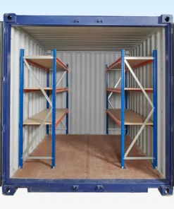 Alternative view of Adjustable, Heavy Duty Three Tier Container Racking (Single Bay)