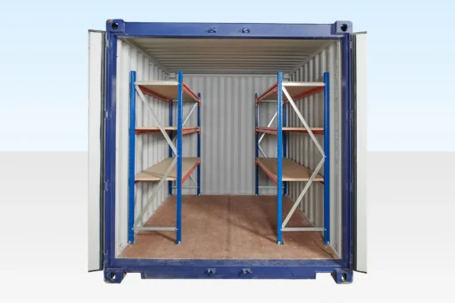 Adjustable, Heavy Duty Three Tier Container Racking (Single Bay) - Image 2