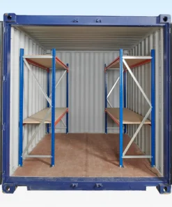 Alternative view of Adjustable, Heavy Duty Two Tier Container Racking (Single Bay)