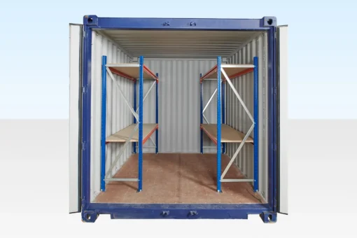 Adjustable, Heavy Duty Two Tier Container Racking (Single Bay) - Image 2