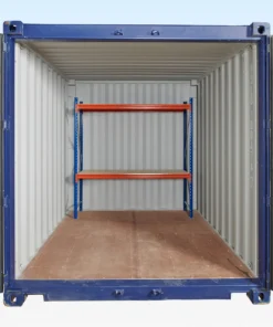 Adjustable, Heavy Duty Two Tier Racking For Rear Of Container
