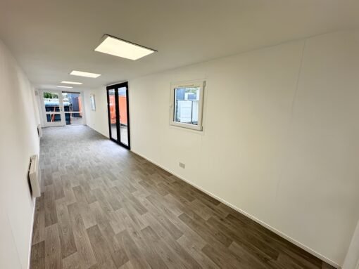 Converted 40ft Shipping Container | Open Plan Office | Portable Container Building - Image 8