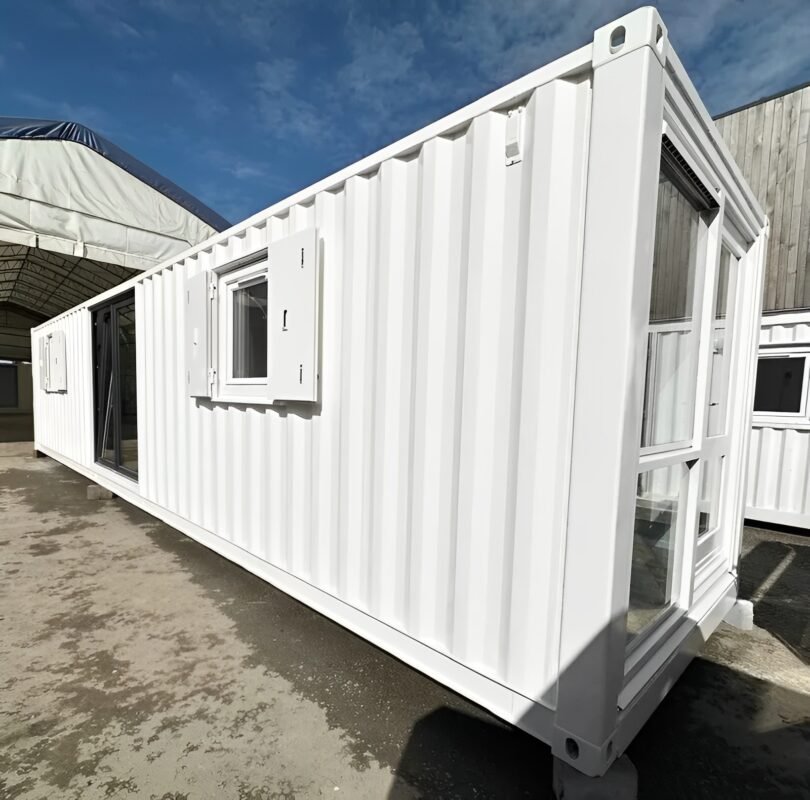 Portable Container System Between Building Converted 40ft Shipping Container | Open Plan Office | Portable ...