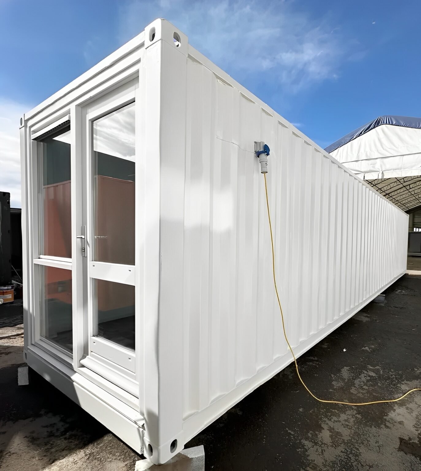 Container Fortress Converted 40ft Shipping Container | Open Plan Office | Portable ...