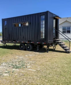 Alternative view of Custom 20ft Shipping Shopping Container on Wheels