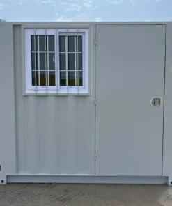 Alternative view of 8ft Cubic Shipping Container w/Door+Window 8’Lx6.7’Wx7.4’H