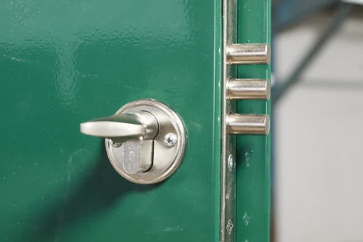 (Powder Coated) Flat Packed Metal Storage Container - Image 4