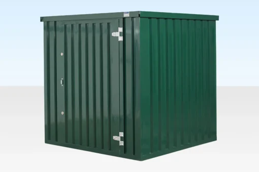 (Powder Coated) Flat Packed Metal Storage Container - Image 3