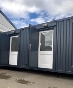 Alternative view of 24 x 9Ft Anti Vandal Cabin | Office, Canteen, Toilet | 10KVA Generator