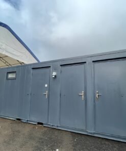 Alternative view of Toilet Block + Shower 24 x 9 Ft | 4 + 1 Toilet | Separate Shower Room